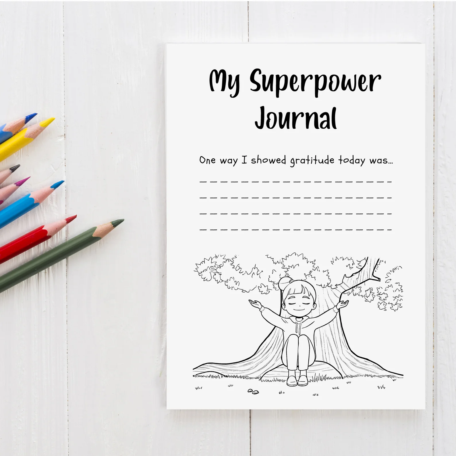 My Superpower Journal Printable