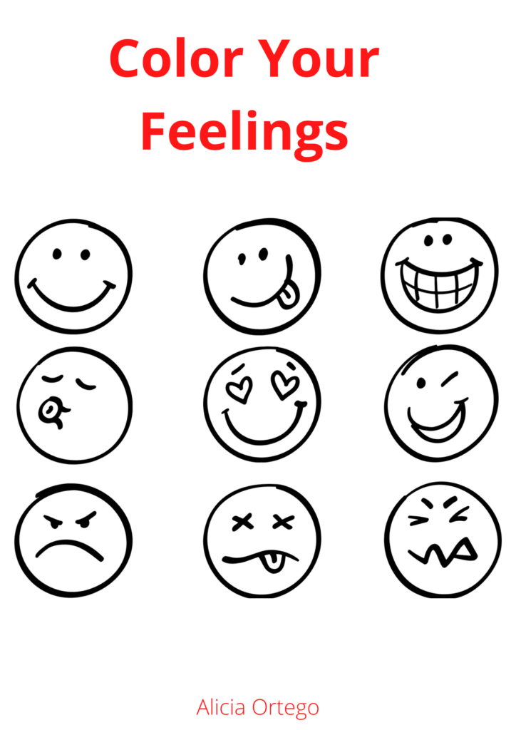 coloring feelings PDF
