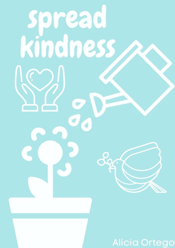 kindness coloring page