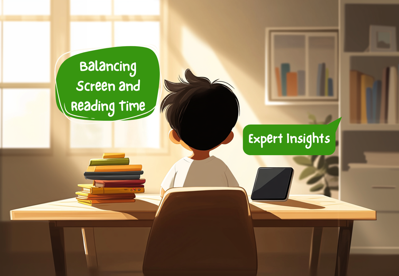 Balancing Screen Time and Reading Time for Kids: Expert Insights