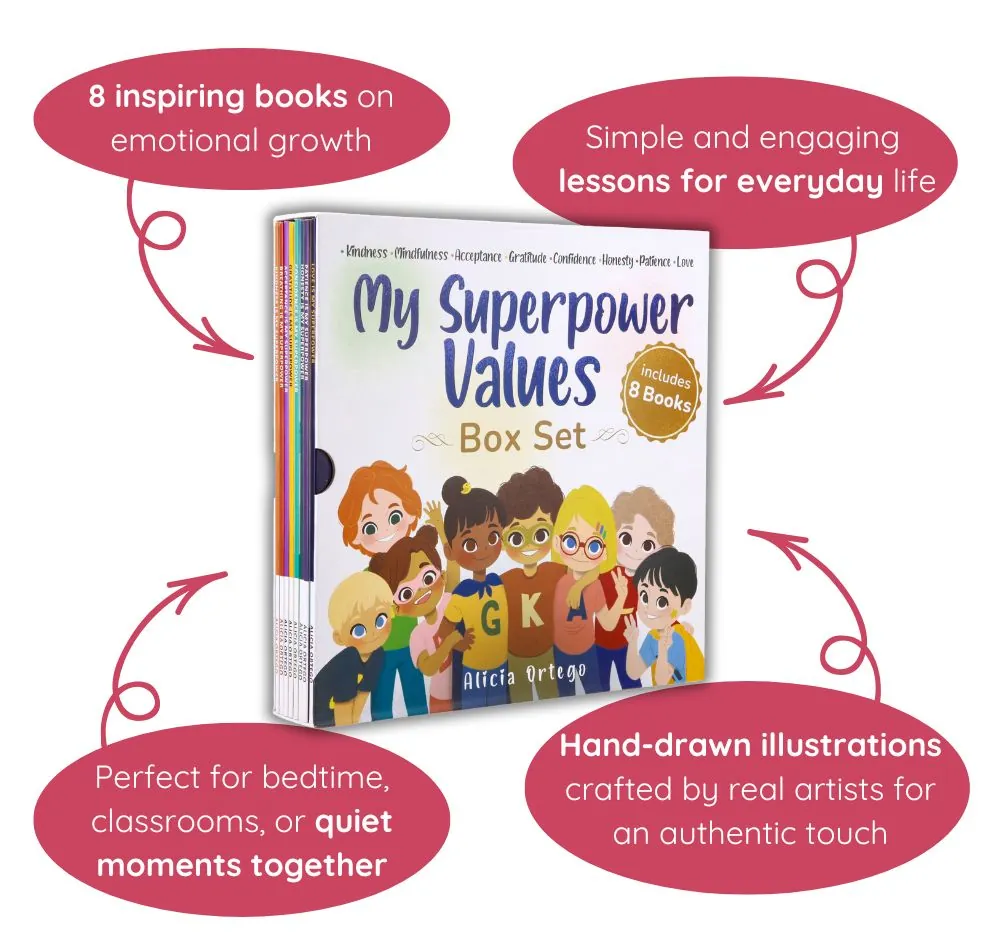My Superpower Values Box Set (8 books)