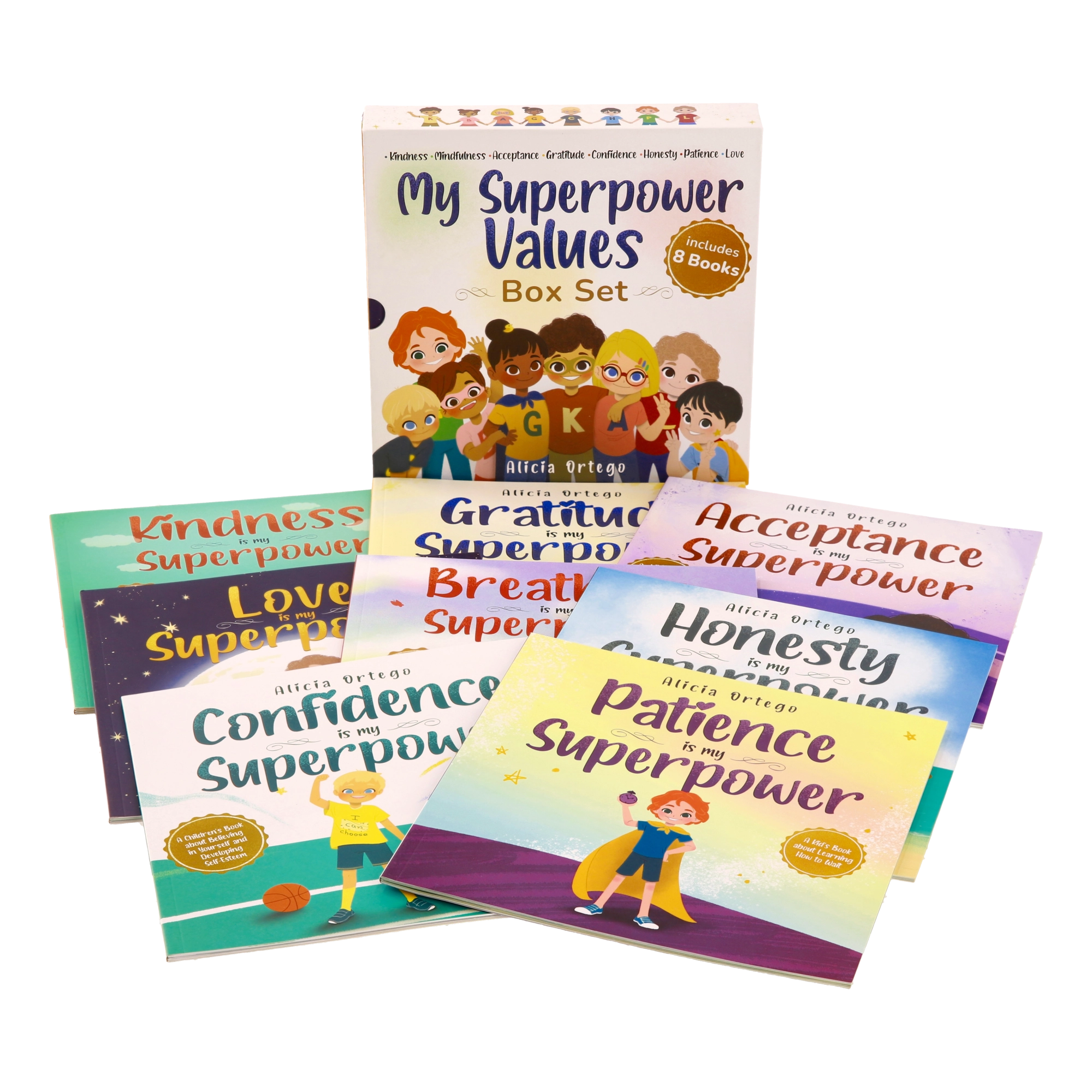My Superpower Values Box Set (8 books)