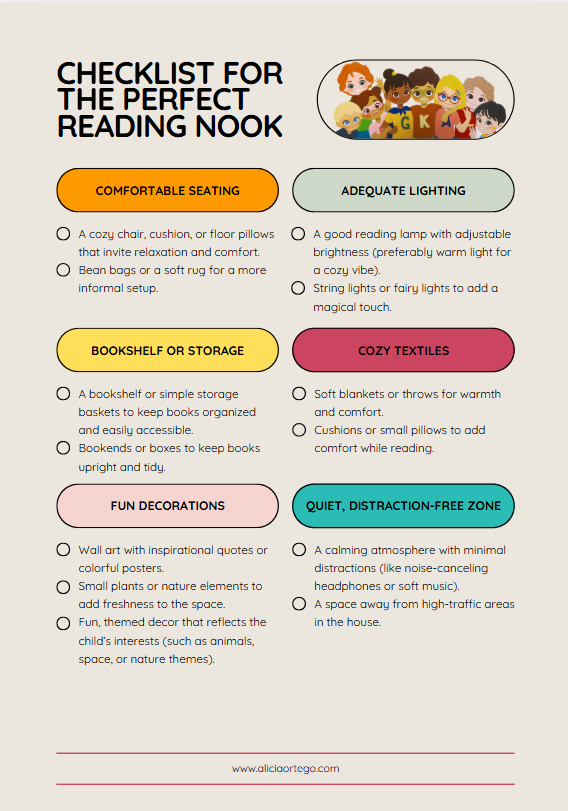 Checklist for the perfect reading nook