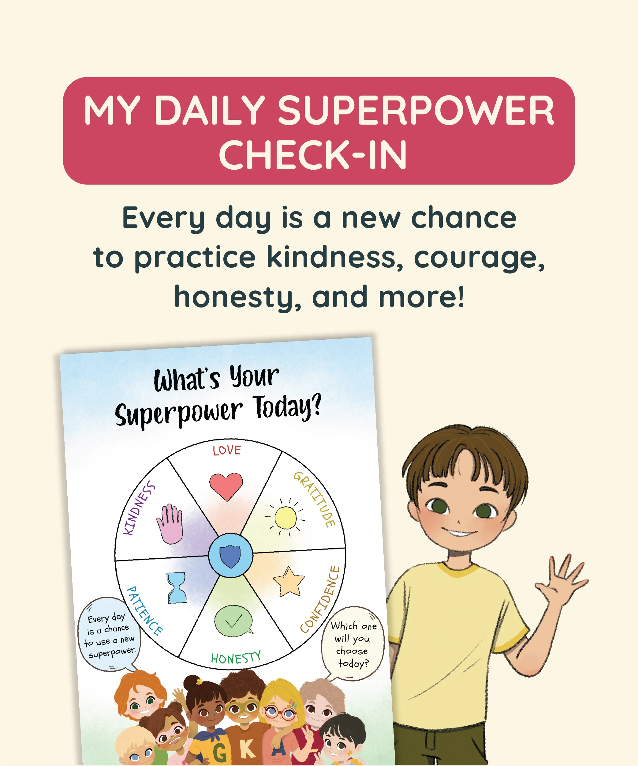 Check-in Poster “My Daily Superpower”