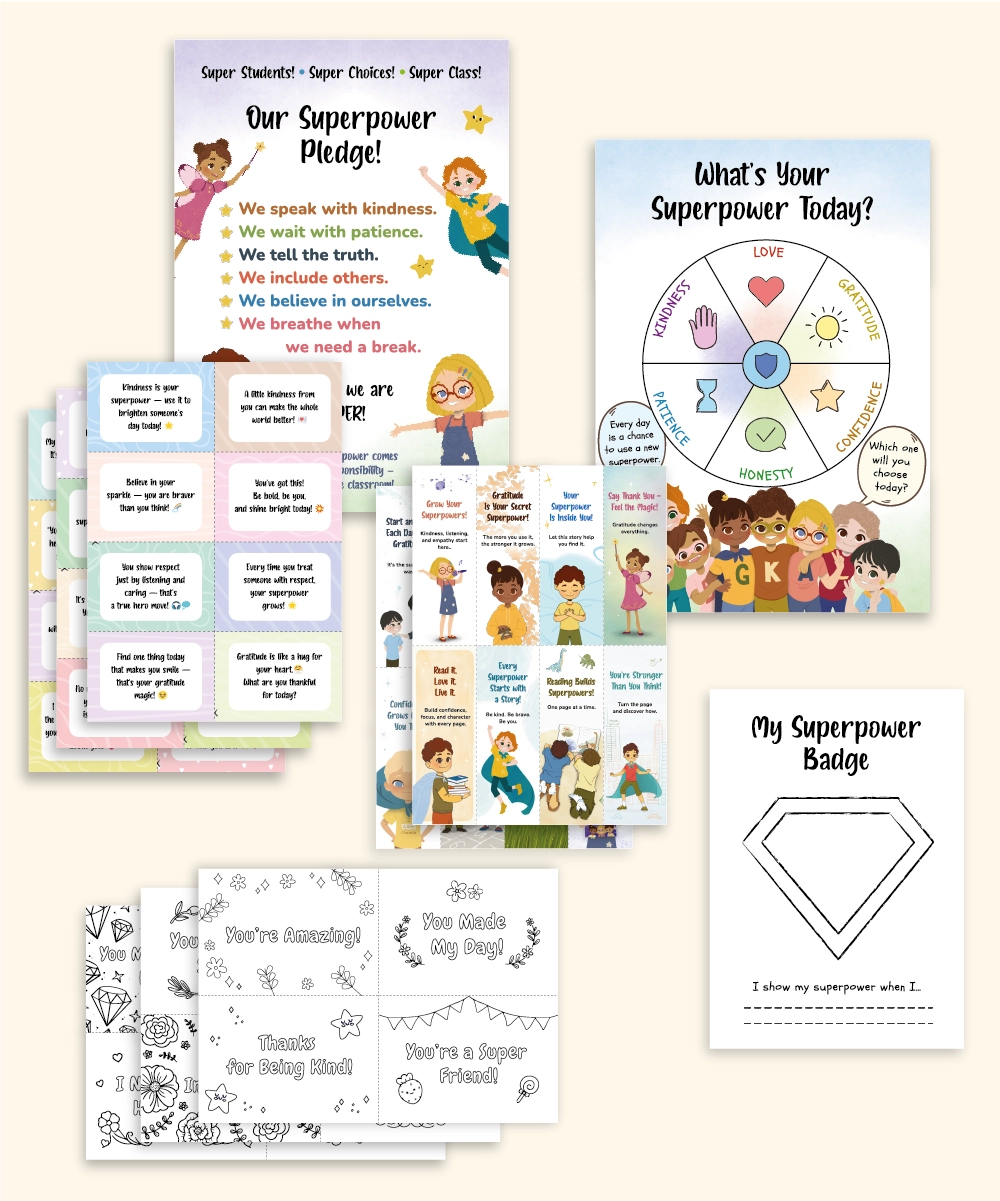 Superpower Printable Bundle #1