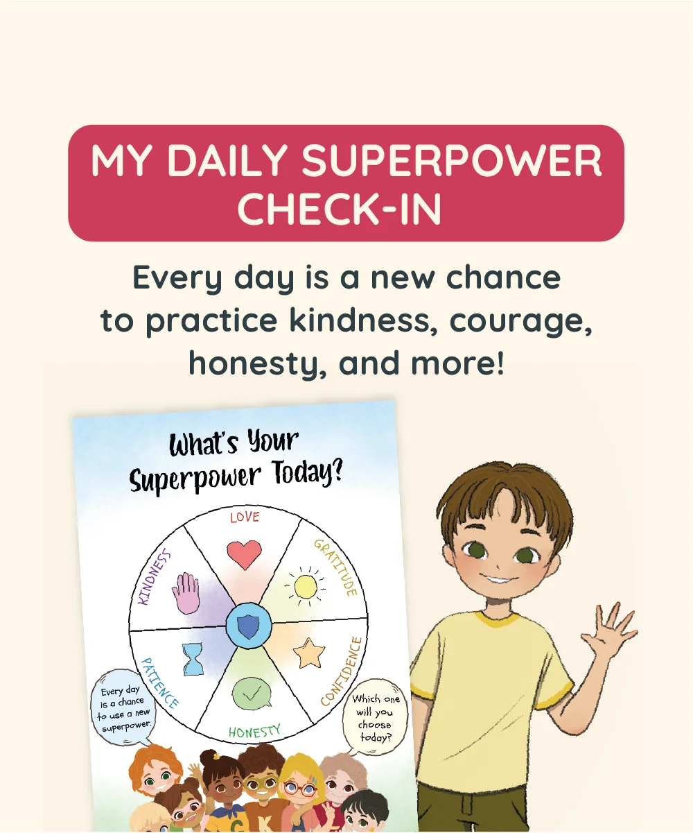 Check-in Poster “My Daily Superpower”