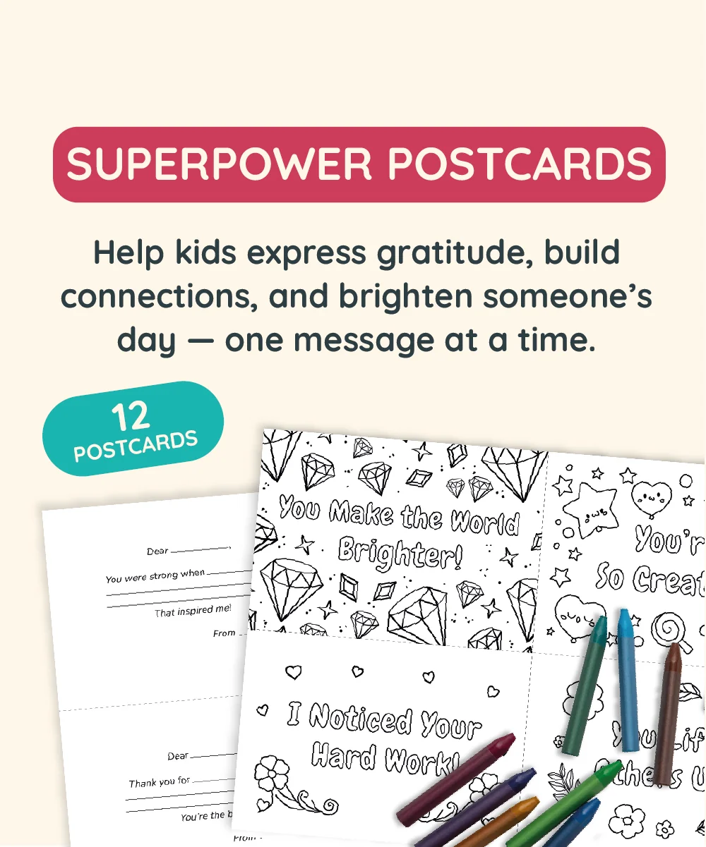 Superpower Postcard