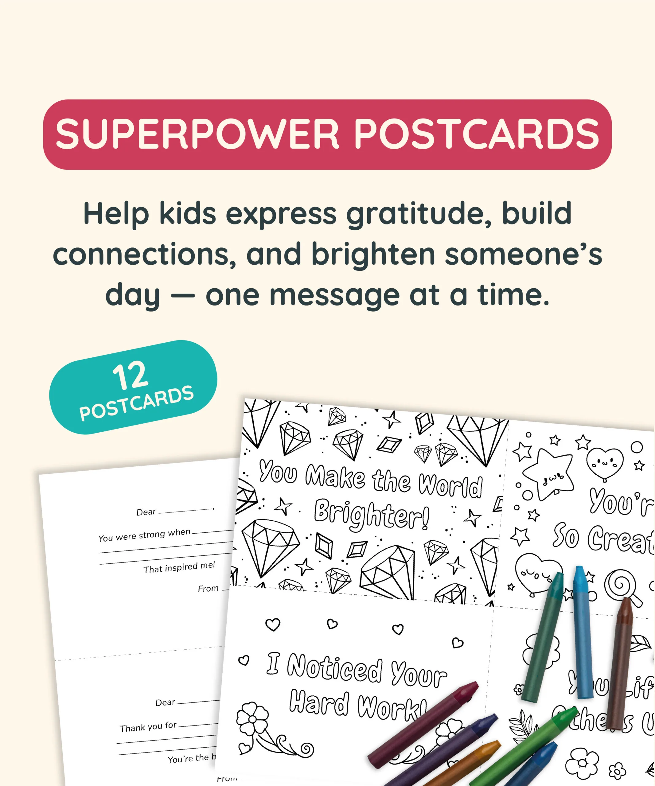 Superpower Postcard