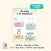 Printable Calming Poster ‘Breathing Is My Superpower’
