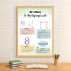 Printable Calming Poster ‘Breathing Is My Superpower’