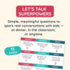 Printable Conversation Cards for Kids ‘Let’s Talk Superpowers’