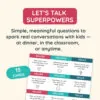 Printable Conversation Cards for Kids ‘Let’s Talk Superpowers’