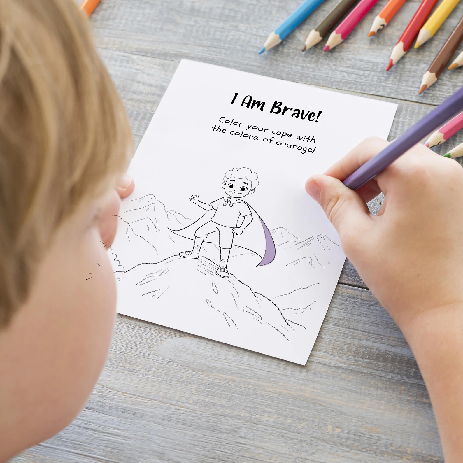 Positive Affirmation Coloring Pages for Kids