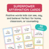 Superpower Affirmation Cards for Kids