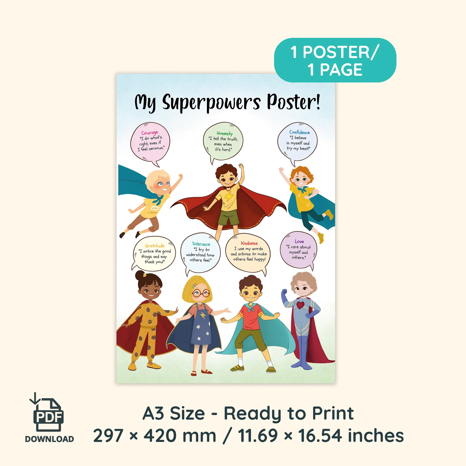 My Superpowers Poster