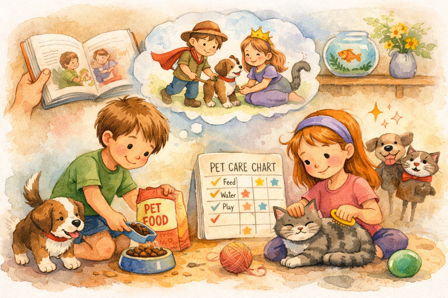 Kid-Friendly Ways to Learn Responsibility Through Storytelling and Pets