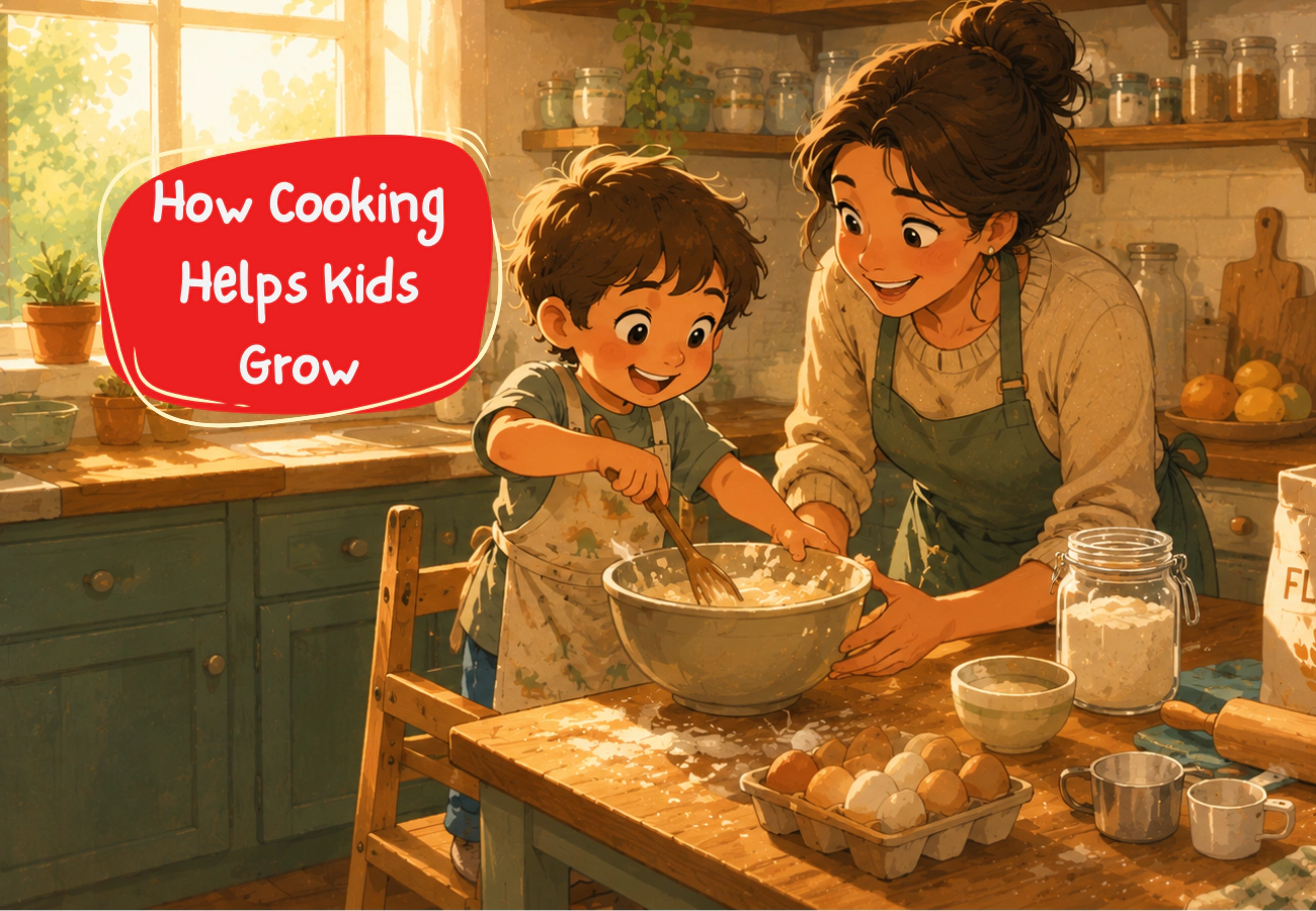 Creativity, motor skills, and sociability: these are the advantages of introducing your kids to cooking