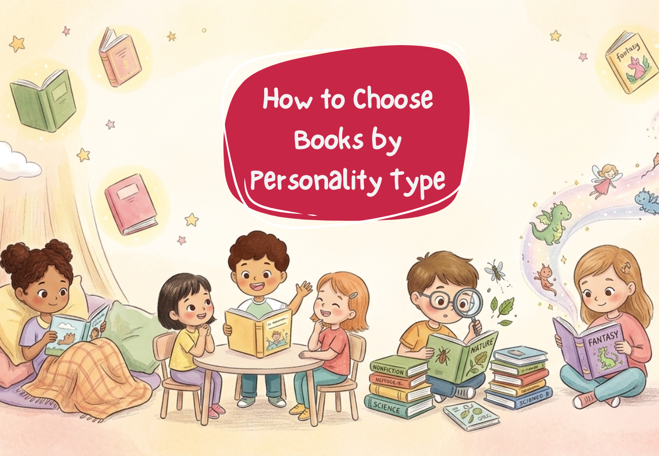 How to Choose Books by Personality Type: A Parent’s Guide to Finding Books Kids Will Love